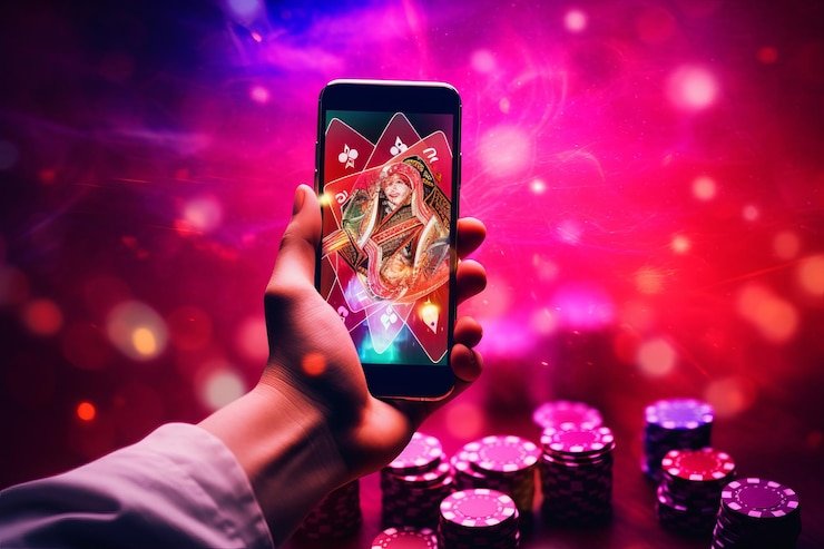 Layar Tarung Mesin nobu99 menampilkan pertandingan head-to-head dengan lima pemain di meja HD